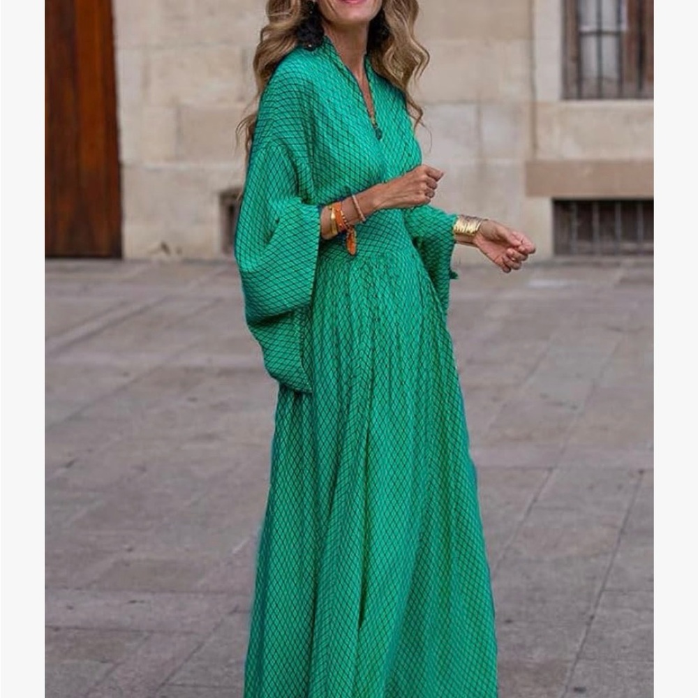 Amazon Vibrant Green Maxi Dress